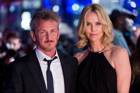 Charlize and her third partner Sean Penn